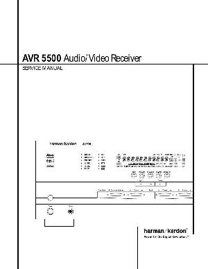 Сервисная инструкция Harman-Kardon AVR-5500 ― Manual-Shop.ru