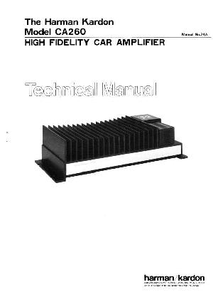 Сервисная инструкция Harman-Kardon CA-260 ― Manual-Shop.ru
