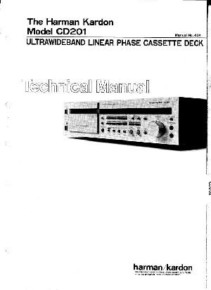 Сервисная инструкция Harman-Kardon CD-201 ― Manual-Shop.ru