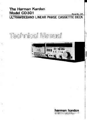 Сервисная инструкция Harman-Kardon CD-301 ― Manual-Shop.ru