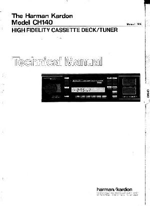 Сервисная инструкция Harman-Kardon CH-140 ― Manual-Shop.ru