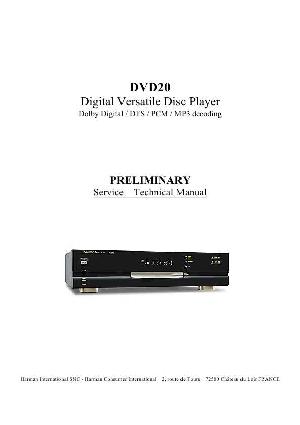 Сервисная инструкция Harman-Kardon DVD-20 ― Manual-Shop.ru