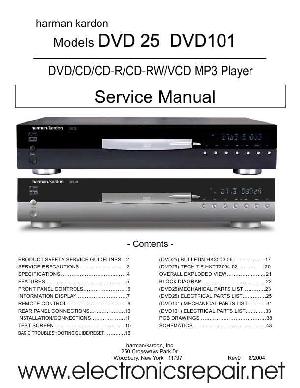 Сервисная инструкция Harman-Kardon DVD-25 ― Manual-Shop.ru