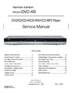 Сервисная инструкция Harman-Kardon DVD-48 ― Manual-Shop.ru