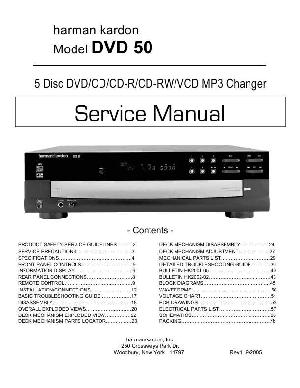 Сервисная инструкция Harman-Kardon DVD-50 ― Manual-Shop.ru