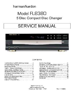 Сервисная инструкция Harman-Kardon FL-8380 ― Manual-Shop.ru