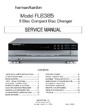 Сервисная инструкция Harman-Kardon FL-8385 ― Manual-Shop.ru