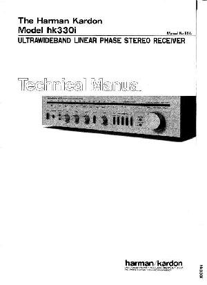 Сервисная инструкция Harman-Kardon HK-330I ― Manual-Shop.ru