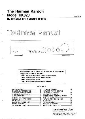 Сервисная инструкция Harman-Kardon HK-620 ― Manual-Shop.ru