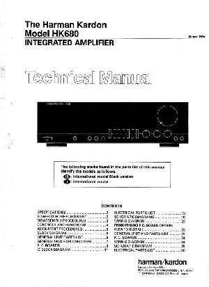 Сервисная инструкция Harman-Kardon HK-680 ― Manual-Shop.ru