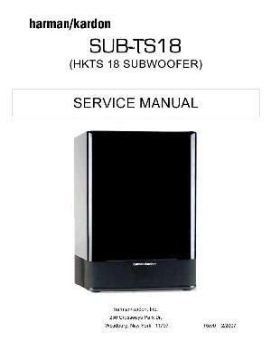 Сервисная инструкция Harman-Kardon HKTS-18 ― Manual-Shop.ru