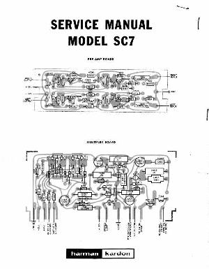 Сервисная инструкция Harman-Kardon SC-7 ― Manual-Shop.ru