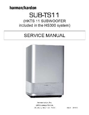 Сервисная инструкция Harman-Kardon SUB-TS11 ― Manual-Shop.ru