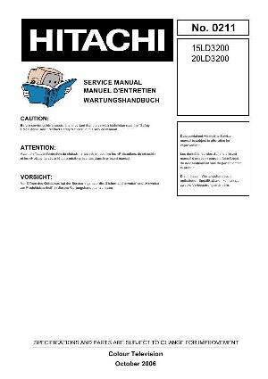 Service manual HITACHI 15LD3200, 20LD3200 ― Manual-Shop.ru