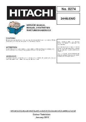 Service manual Hitachi 24H8L03UD ― Manual-Shop.ru