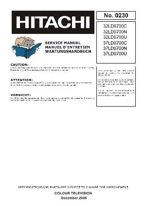 Service manual Hitachi 32LD9700, 37LD9700 ― Manual-Shop.ru