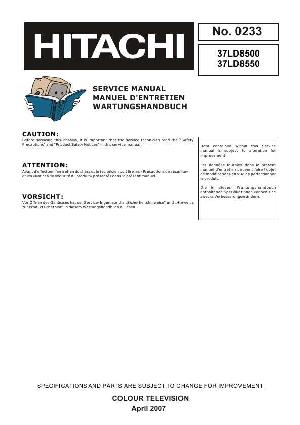 Service manual HITACHI 37LD8500, 37LD8550 ― Manual-Shop.ru