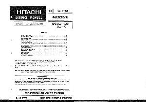 Service manual Hitachi 46EX2B ― Manual-Shop.ru