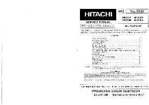 Service manual Hitachi 46FX01B ― Manual-Shop.ru