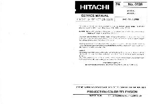 Service manual Hitachi 50DX01B ― Manual-Shop.ru