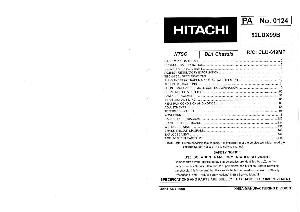 Service manual Hitachi 52LDX99B ― Manual-Shop.ru