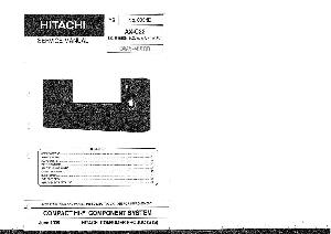 Service manual Hitachi AX-C22 ― Manual-Shop.ru