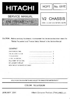 Сервисная инструкция Hitachi C21-FL10, C21-FL20 ― Manual-Shop.ru