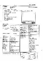 Service manual Hitachi C21-FL10, C21-FL20