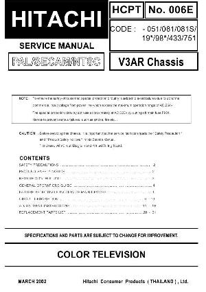 Service manual Hitachi C21-FL21F, M ― Manual-Shop.ru