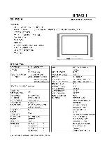 Service manual Hitachi C21-FL21F, M