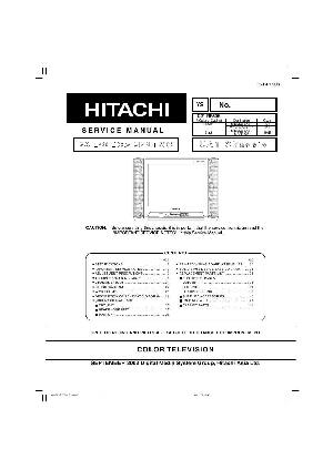 Сервисная инструкция Hitachi C21-RF50S ― Manual-Shop.ru