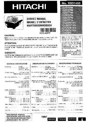 Service manual Hitachi C2575TN ― Manual-Shop.ru