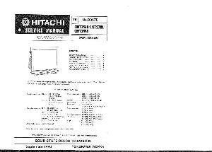 Сервисная инструкция HITACHI CMT2518, CMT2718, CMT2918 ― Manual-Shop.ru