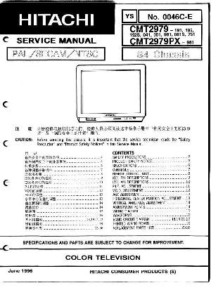 Сервисная инструкция Hitachi CMT2979 ― Manual-Shop.ru