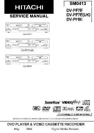 Сервисная инструкция Hitachi DV-PF6E, DV-PF7E ― Manual-Shop.ru