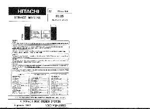 Service manual Hitachi FX-85 ― Manual-Shop.ru