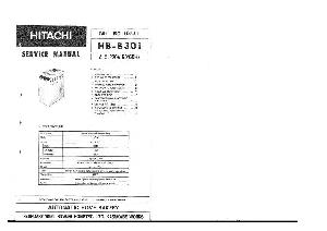 Service manual Hitachi HB-B301 ― Manual-Shop.ru
