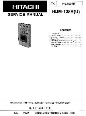 Service manual Hitachi HDM-128R ― Manual-Shop.ru