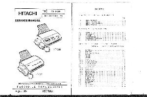 Сервисная инструкция Hitachi HF-D11, D22 ― Manual-Shop.ru