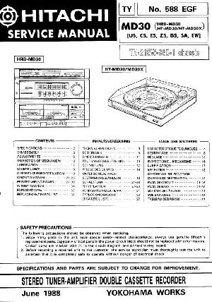 Сервисная инструкция HITACHI HRD-MD30 ― Manual-Shop.ru