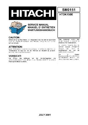 Service manual Hitachi HTD-K150E ― Manual-Shop.ru