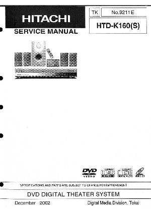 Service manual Hitachi HTD-K160S ― Manual-Shop.ru