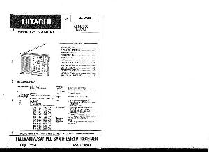Сервисная инструкция Hitachi KH-D850 ― Manual-Shop.ru