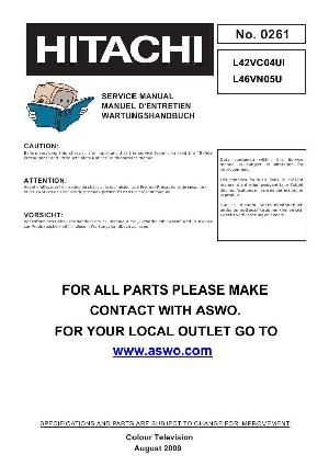 Service manual Hitachi L42VC041UI, L46VN05U ― Manual-Shop.ru