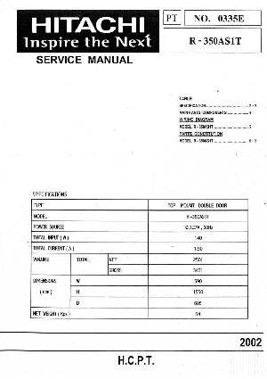 Сервисная инструкция Hitachi R-350AS1T ― Manual-Shop.ru