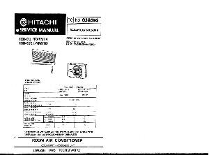 Сервисная инструкция HITACHI RAS-09CXR ― Manual-Shop.ru