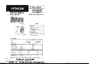 Сервисная инструкция Hitachi RAS-206CEP ― Manual-Shop.ru
