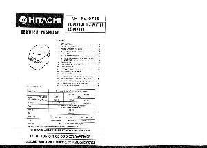 Сервисная инструкция HITACHI RZ-MV10Y, RZ-MV15Y, RZ-MV18Y ― Manual-Shop.ru