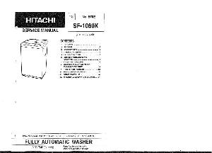 Сервисная инструкция Hitachi SF-1080 ― Manual-Shop.ru