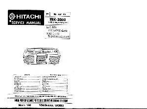 Сервисная инструкция HITACHI TRK-3D50 ― Manual-Shop.ru